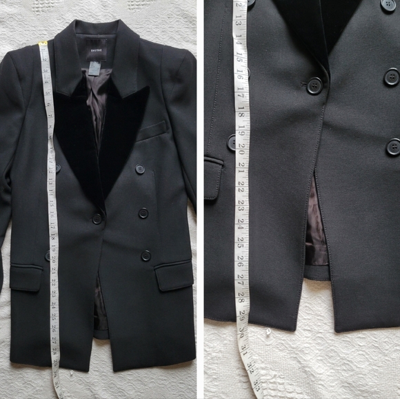Smythe Black Double-Breasted Blazer - Picture 12 of 12